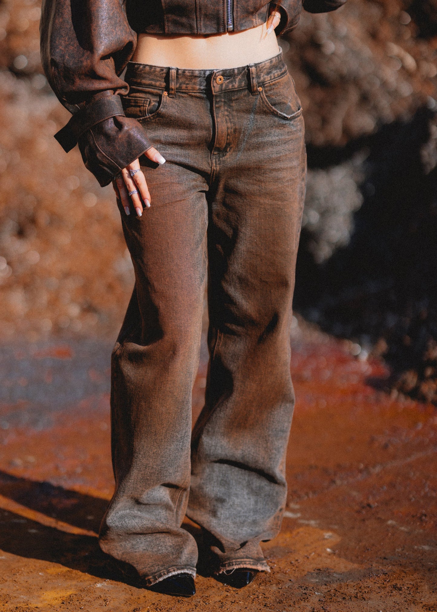 RUST WIDE PANTS 02